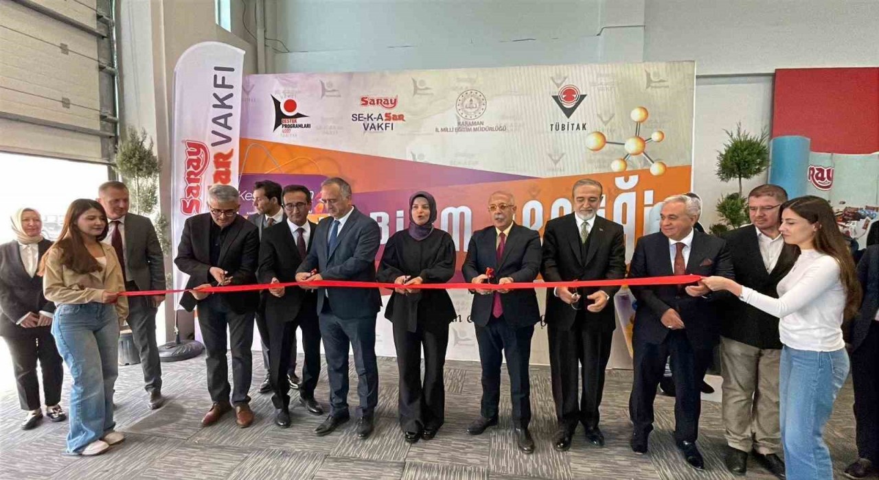 Karamanda Keşfetmenin Neşeli Yolculuğu-2 TÜBİTAK 4007 Bilim Şenliği başladı