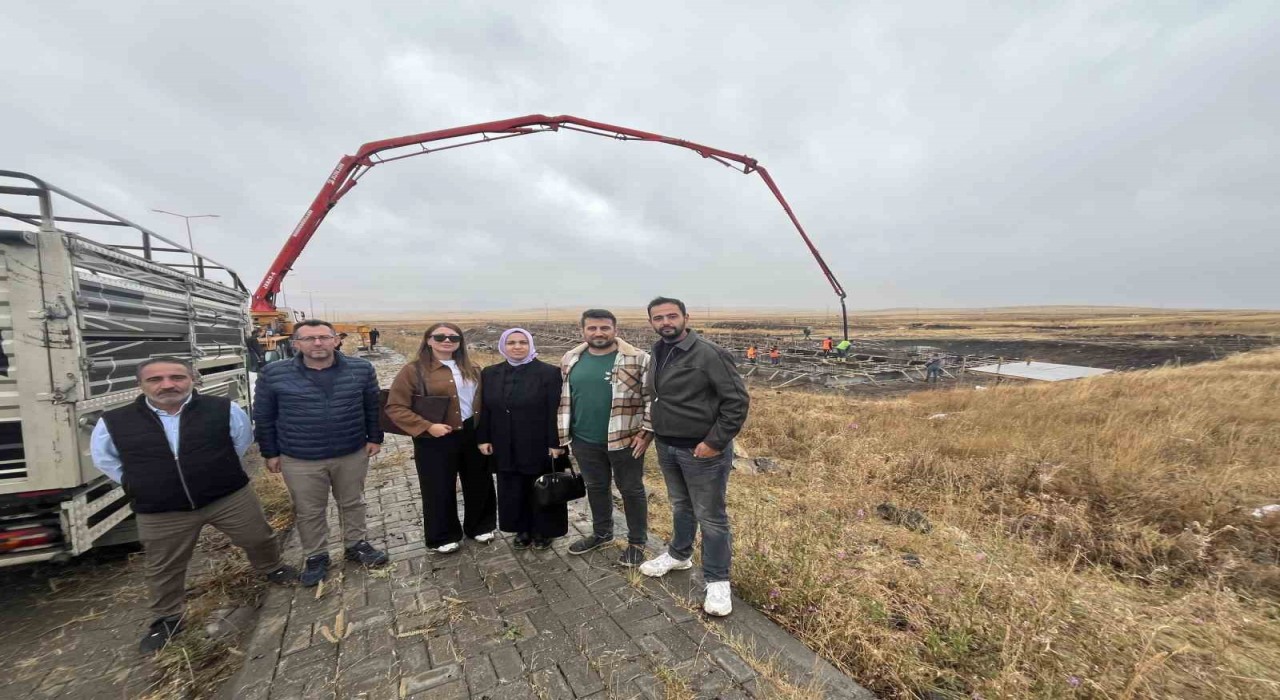 Kars TDİ Besi ve Süt OSBde TKDK Destekli 100 başlık besi işletmesinin temelleri atıldı