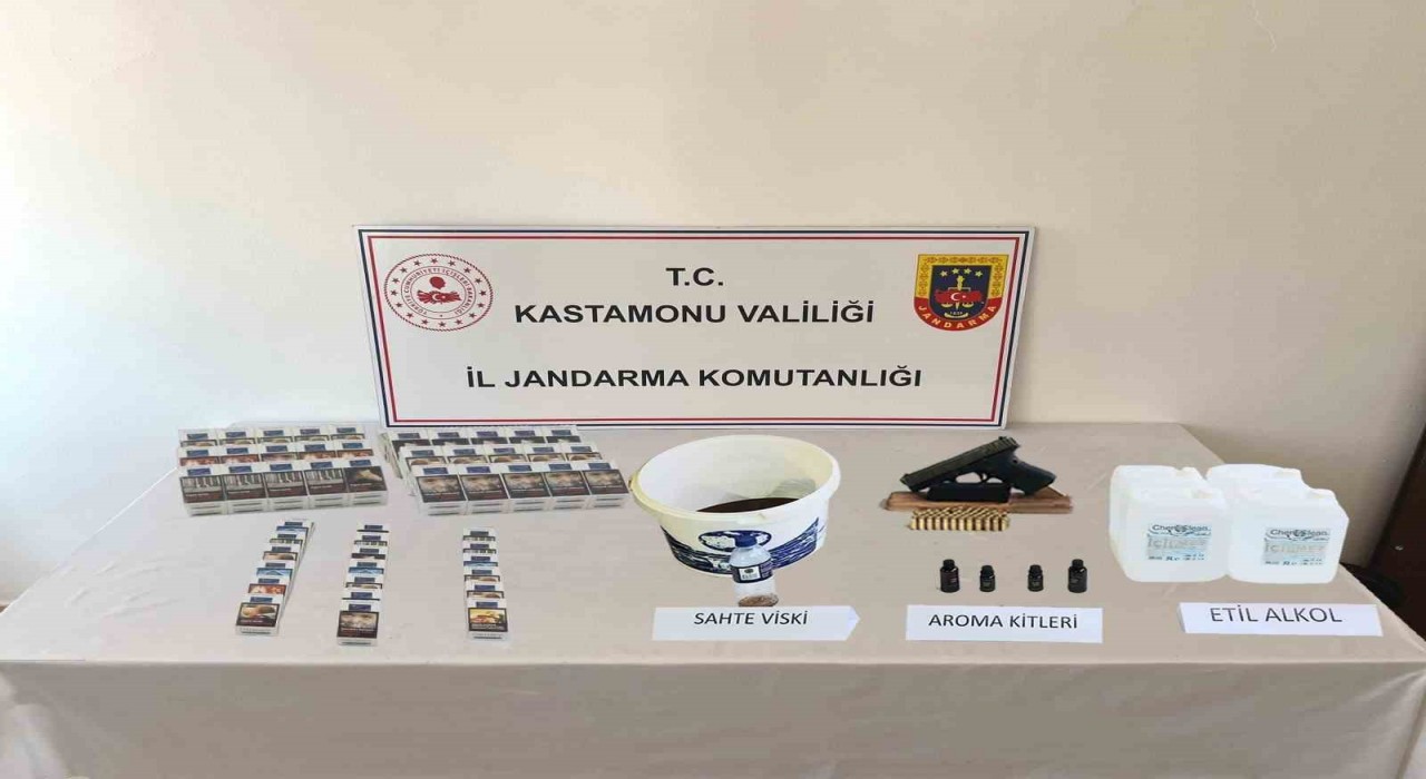 Kastamonuda sahte alkol operasyonu: 6 kişi gözaltına alındı