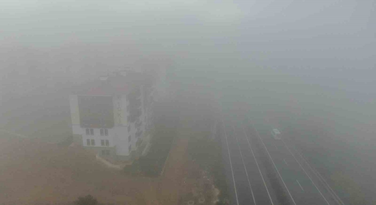 Kastamonuda sis etkili oldu