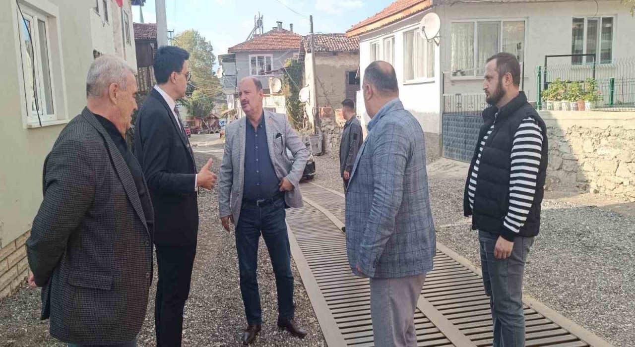 Kaymakam Kara, Karaköyde çalışmalarını yerinde inceledi