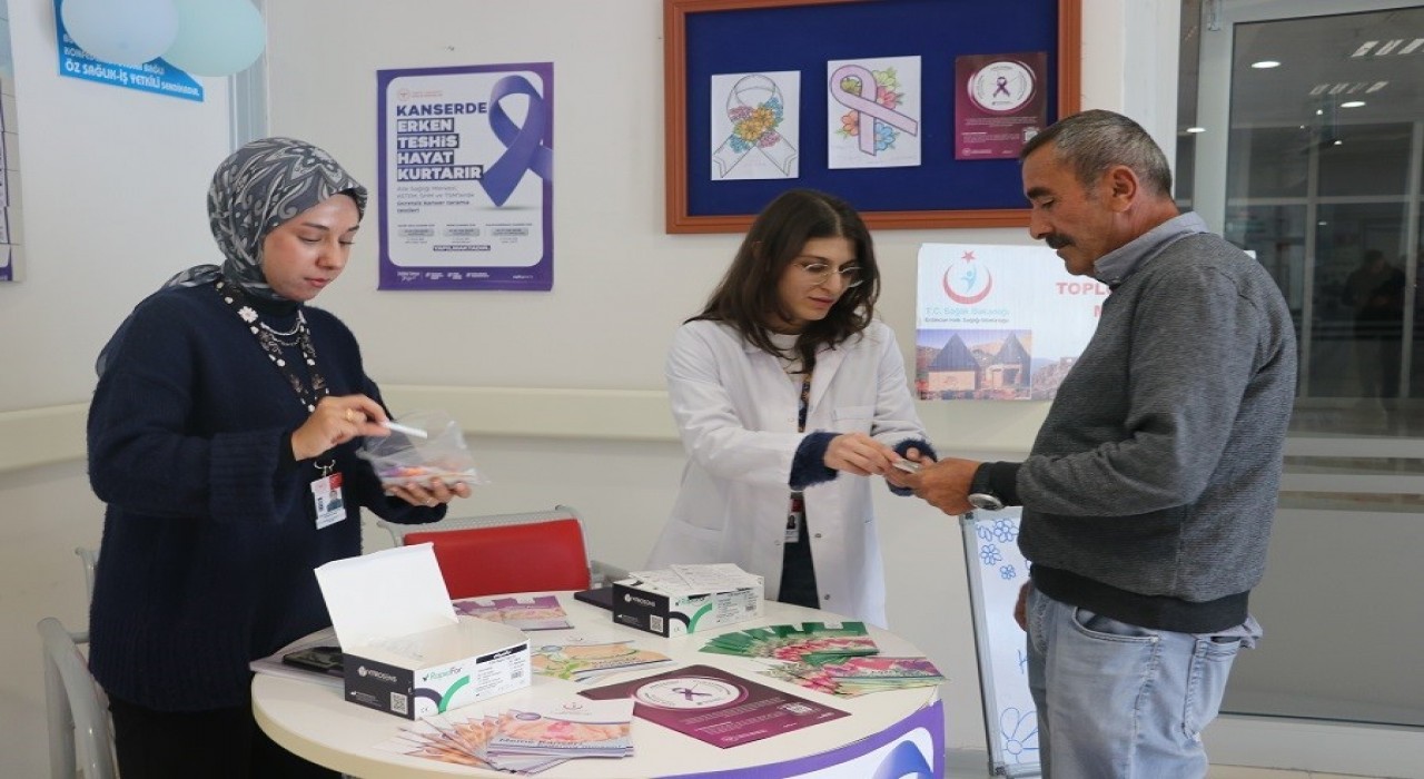 Kemahta erken teşhis için her hafta bir adım; Kanser farkındalık stantları kuruluyor