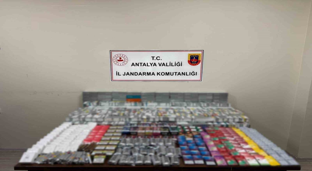 Kemerde kaçak sigara operasyonu