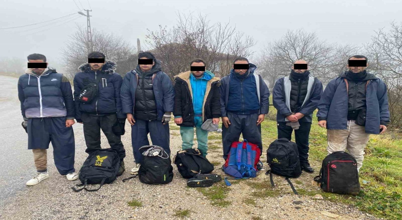 Kırklarelinde 9 kaçak göçmen yakalandı