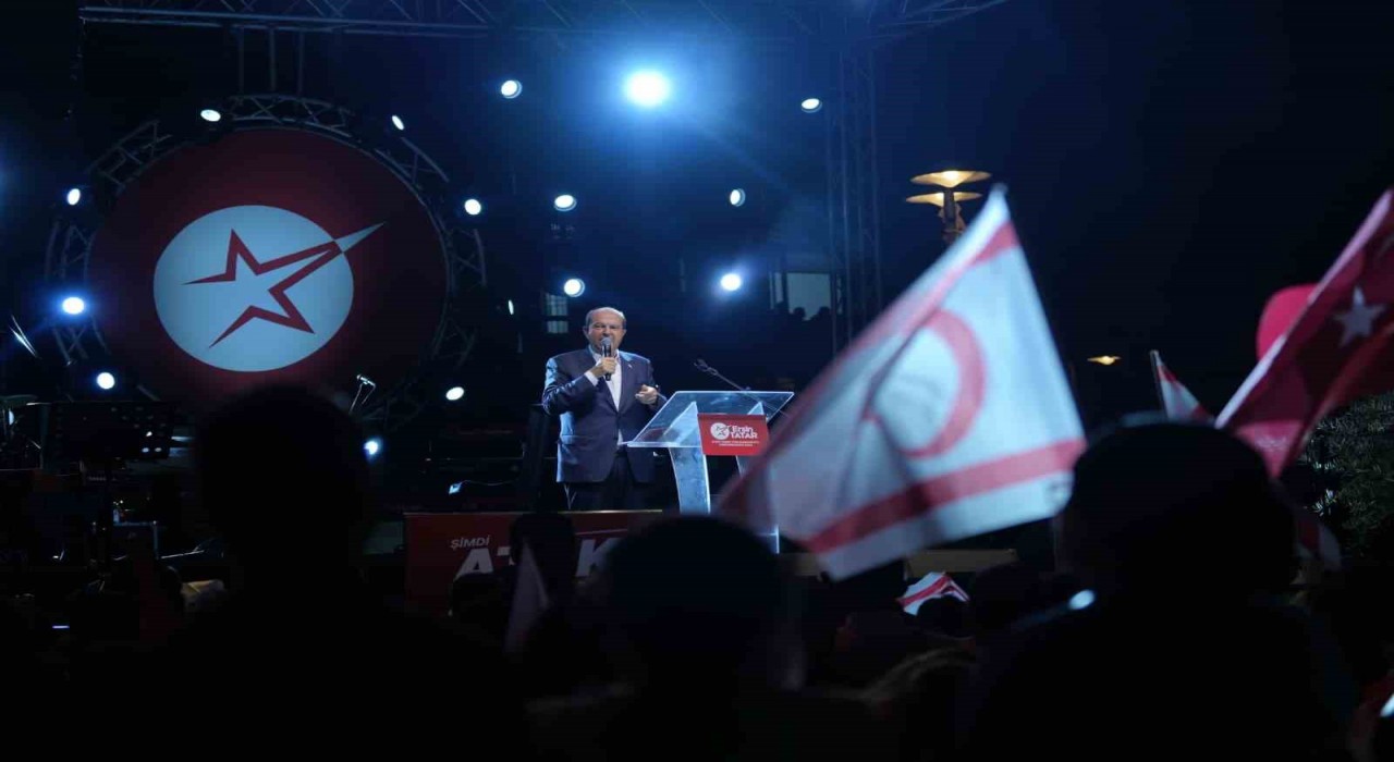 KKTC Cumhurbaşkanı Tatar: Halkımız devletine ve egemenliğine sahip çıkacak