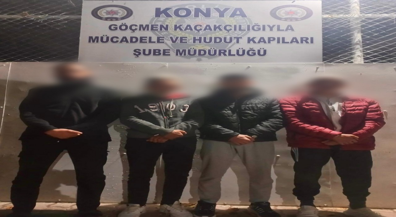 Konyada göçmen kaçakçılarına operasyon: 5 tutuklama