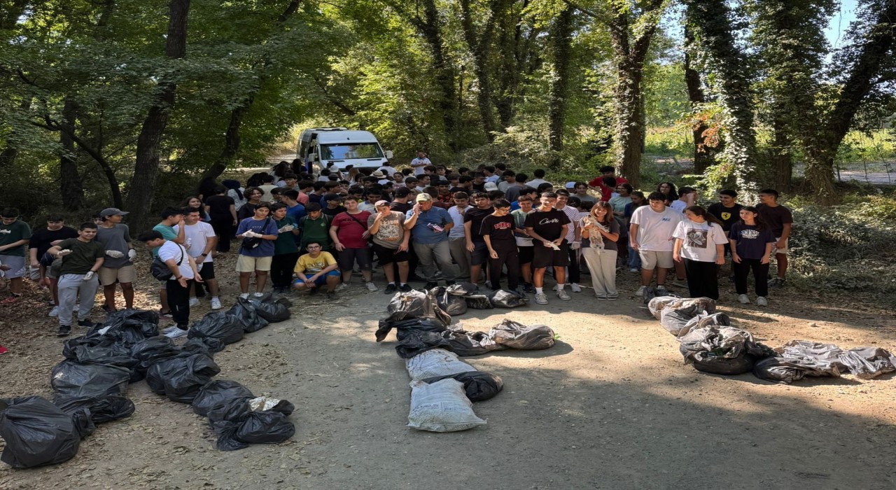 Köyceğiz Fen Lisesinden çevre temizliği etkinliği