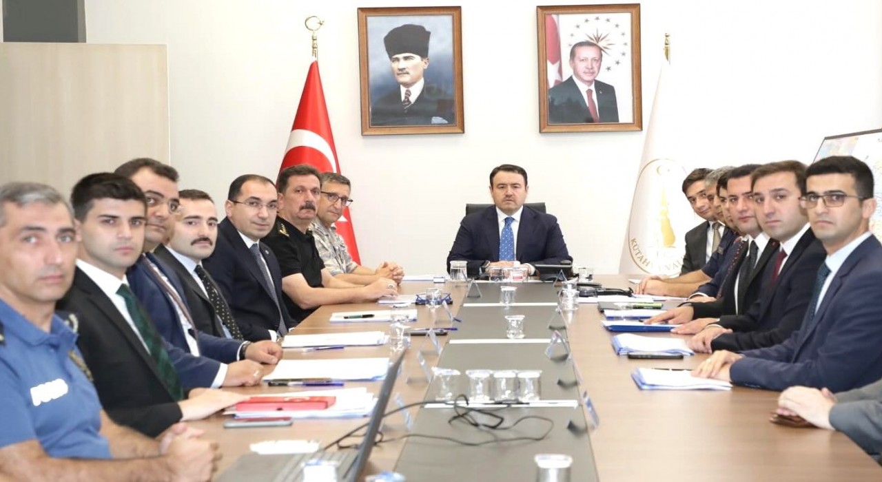 Kütahyada güvenlik toplantısı yapıldı