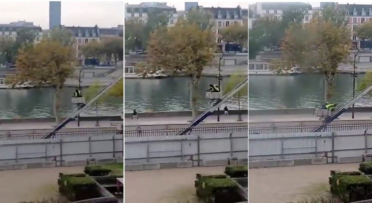 Louvre Müzesi soyguncularının kaçma anı ortaya çıktı