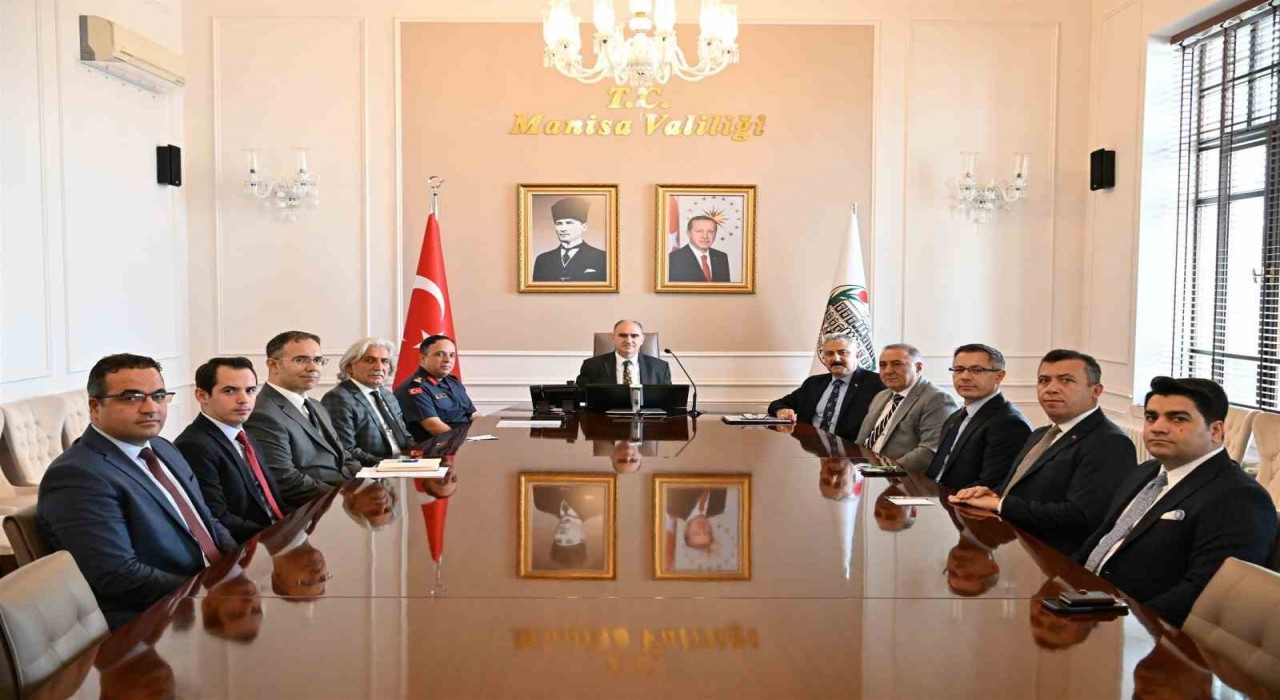 Manisada eylül ayı asayiş ve güvenlik konuları değerlendirildi