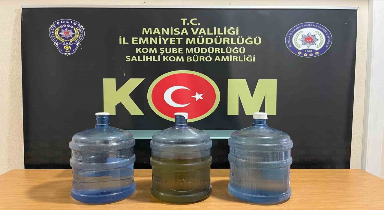 Manisada kaçak alkol operasyonu