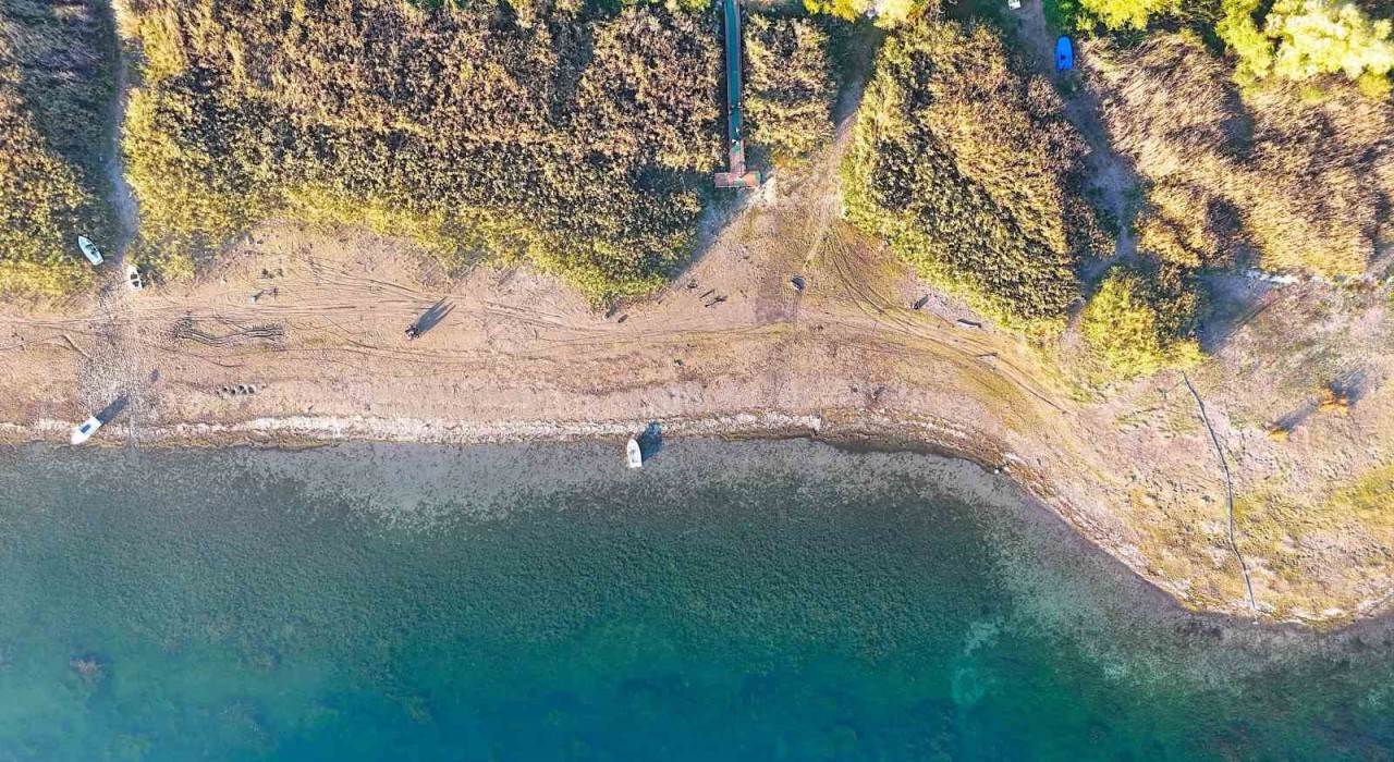 Manzarasıyla büyüleyen Sapancada su seviyesi yüzde 28