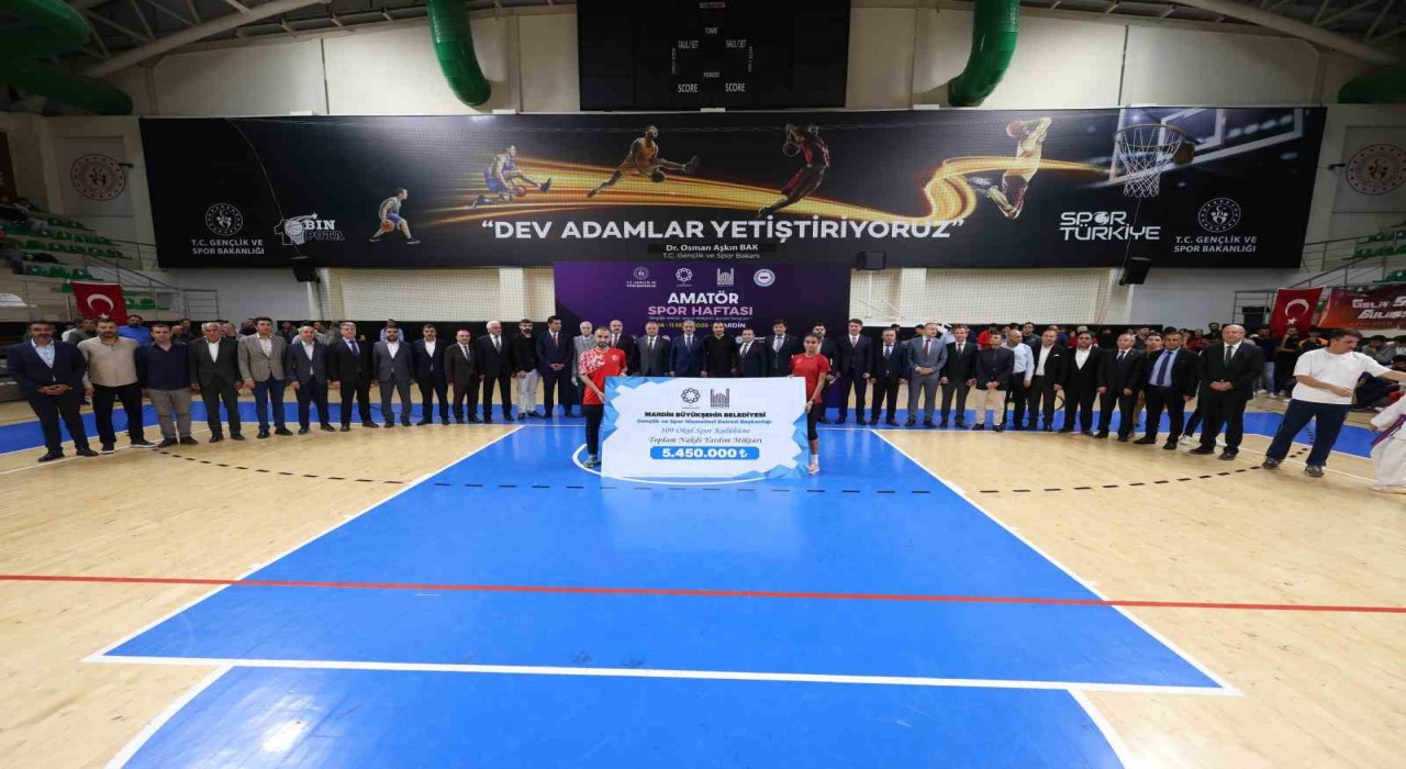 Mardinde  Amatör Spor Haftası açılış programı düzenlendi