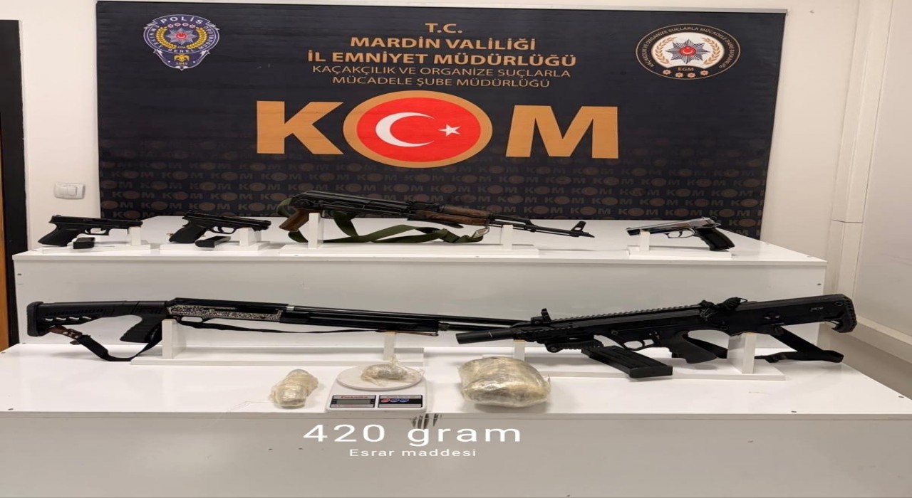 Mardinde silah kaçakçılığı operasyonu: 3 gözaltı