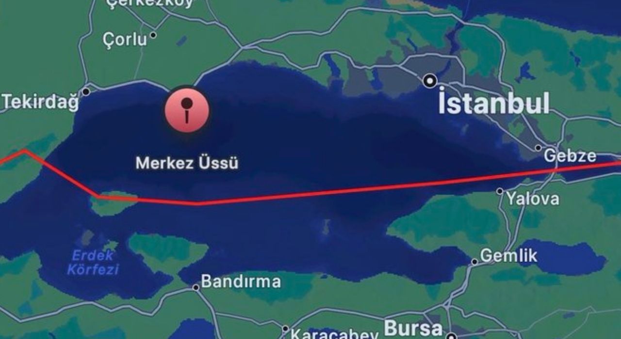 Marmara Denizi’nde 5.0 Büyüklüğünde Deprem! İstanbul’da da Hissedildi