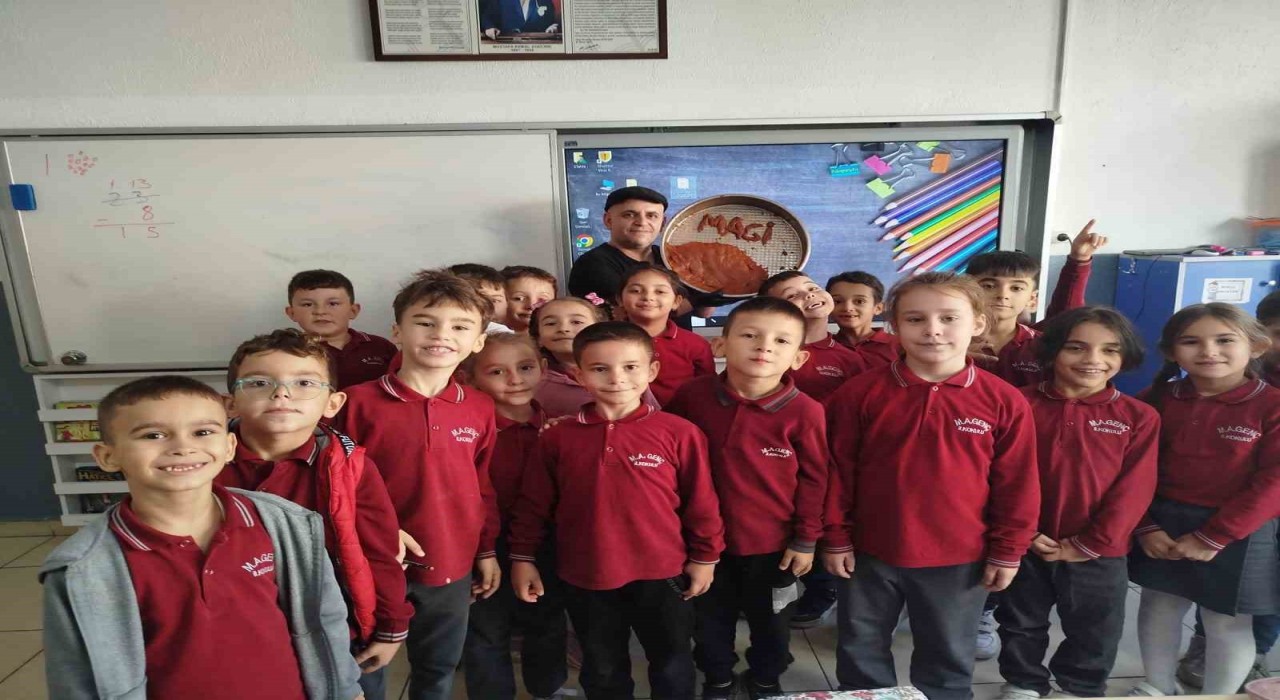 Mehmet Ahmet Genç İlkokulundan öğrencilere çiğköfte sürprizi