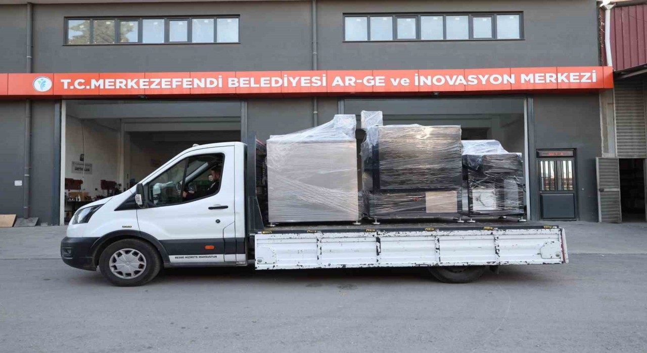 Merkezefendi Belediyesinin 31. mama makinesi Eskişehire teslim edildi
