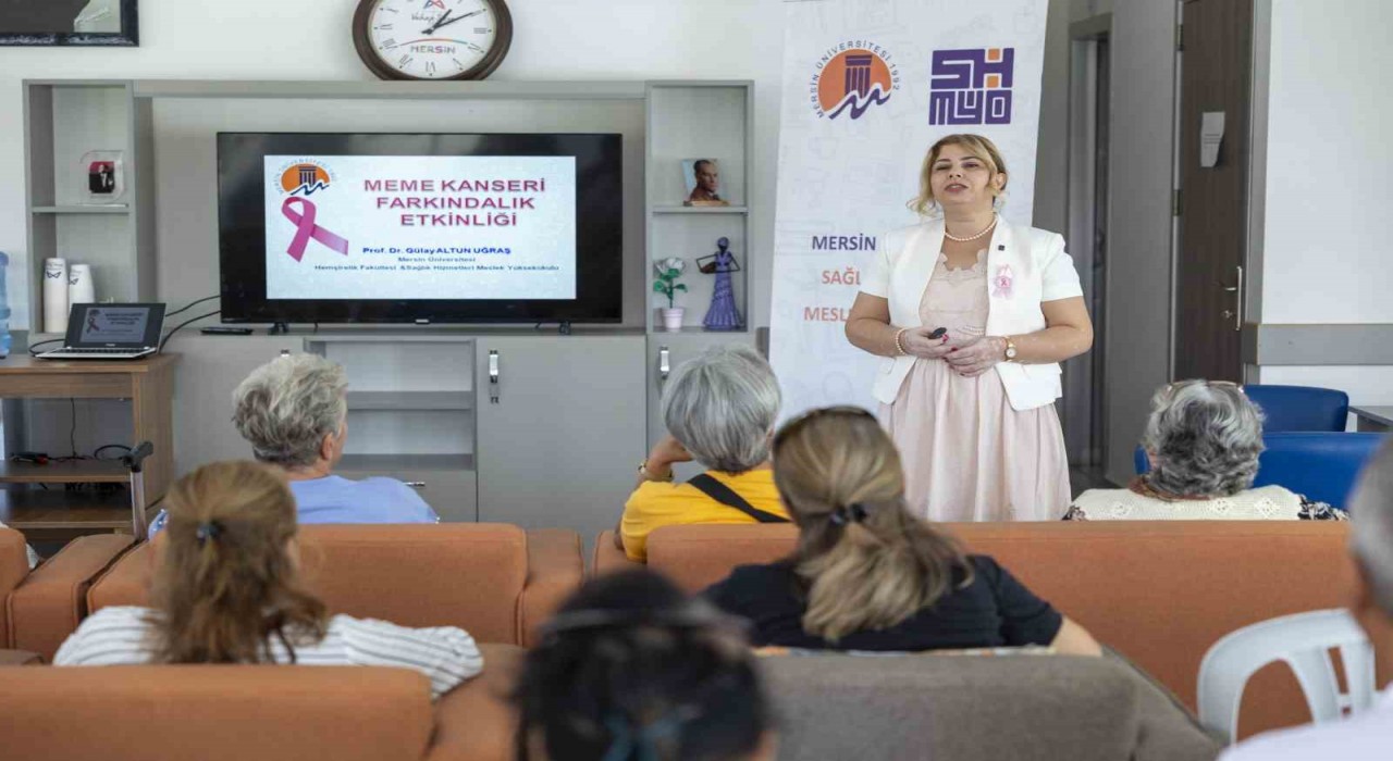 Mersinde emekli kadınlara meme kanseri farkındalık eğitimi