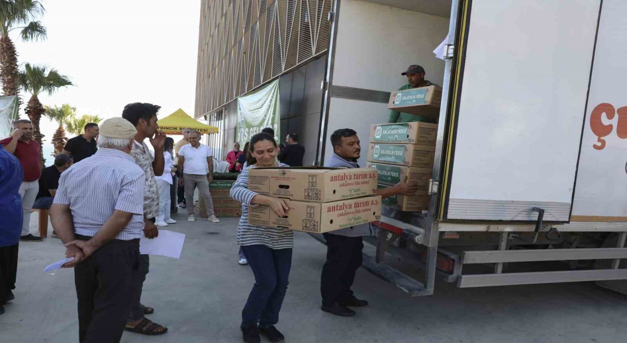 Mersinde üreticiye fide ve güneş paneli desteği