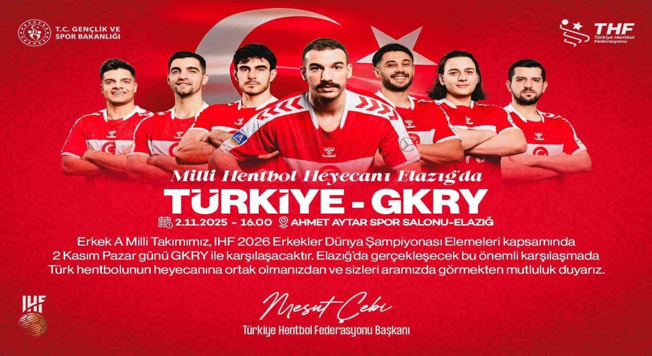 Milli hentbol heyecanı Elazığda
