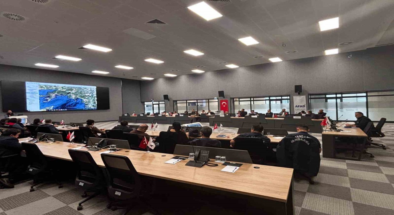 Muğlada afetlere hazırlık toplantısı