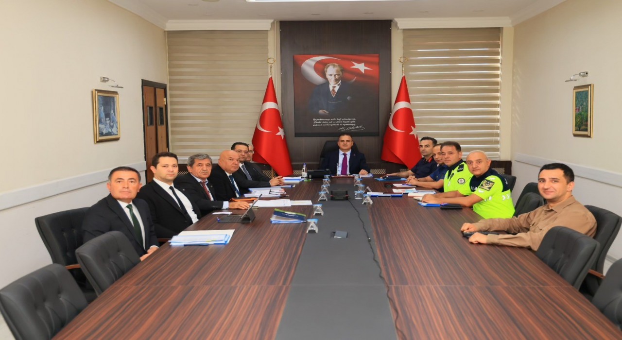 Muğlada trafik güvenliği toplantısı gerçekleştirildi
