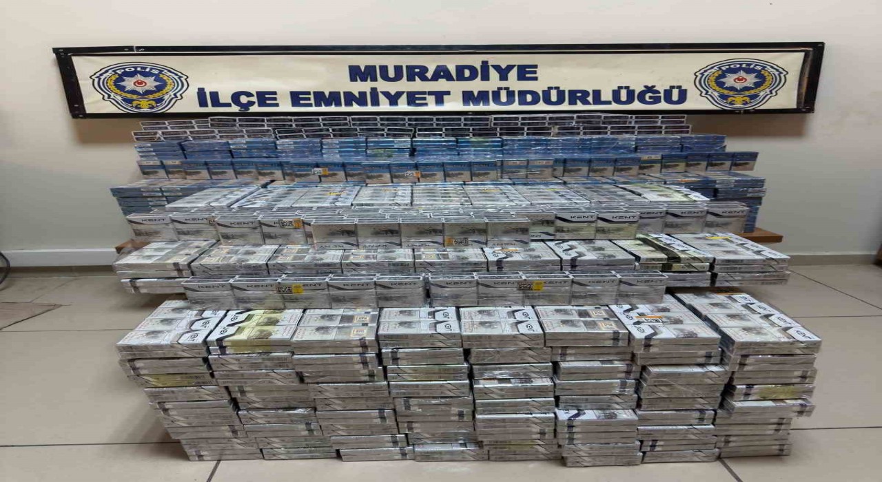 Muradiyede 3 bin 750 paket kaçak sigara ele geçirildi