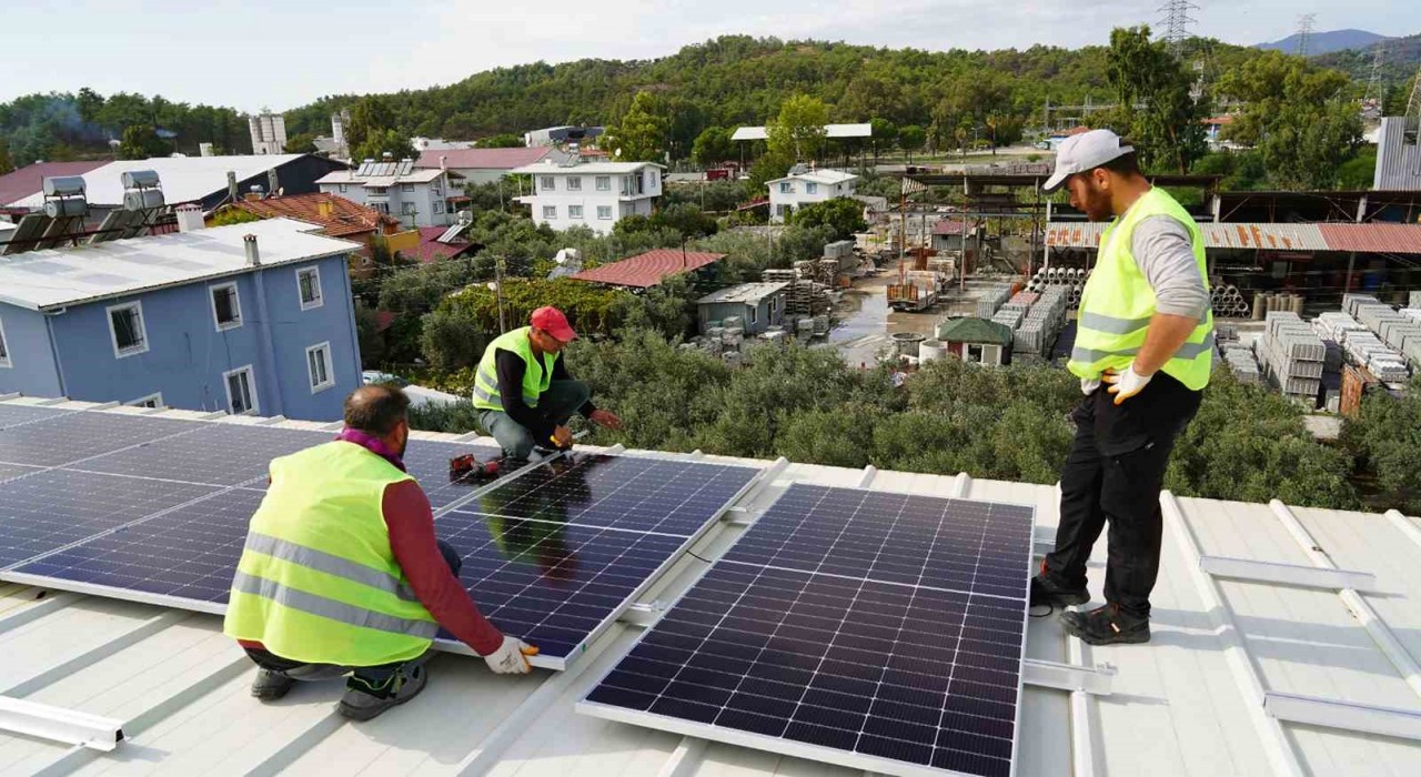 MUSKİ, Fethiye ve Bodrumda Güneş Enerjisi Santralleri kurulumuna başladı