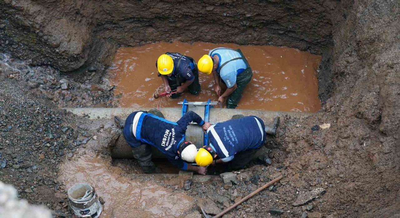 MUSKİ Fethiyedeki arızayı giderdi