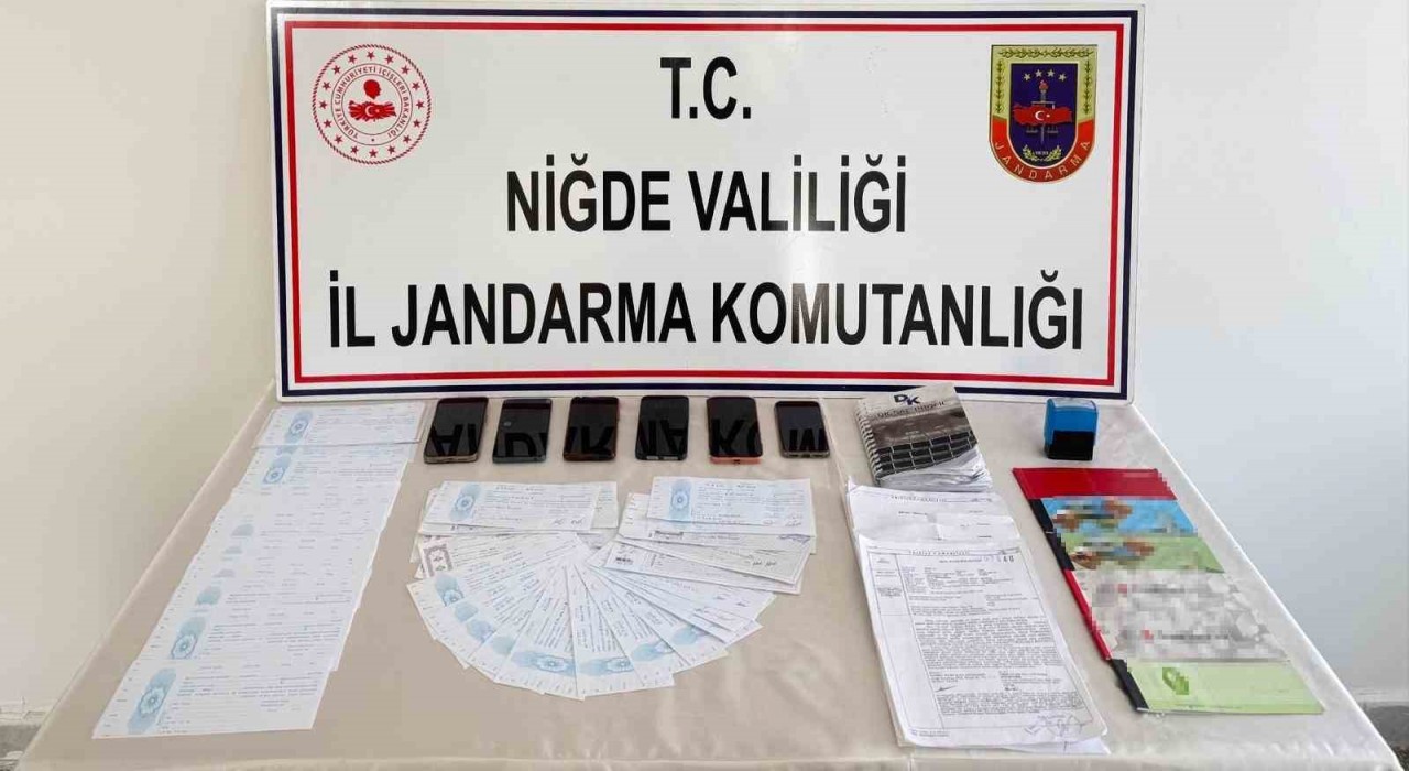 Niğdede tefecilik operasyonu: 4 şüpheli yakalandı