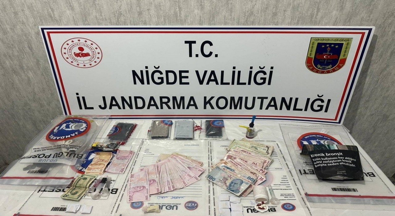 Niğdede uyuşturucu operasyonu: 4 şüpheli yakalandı