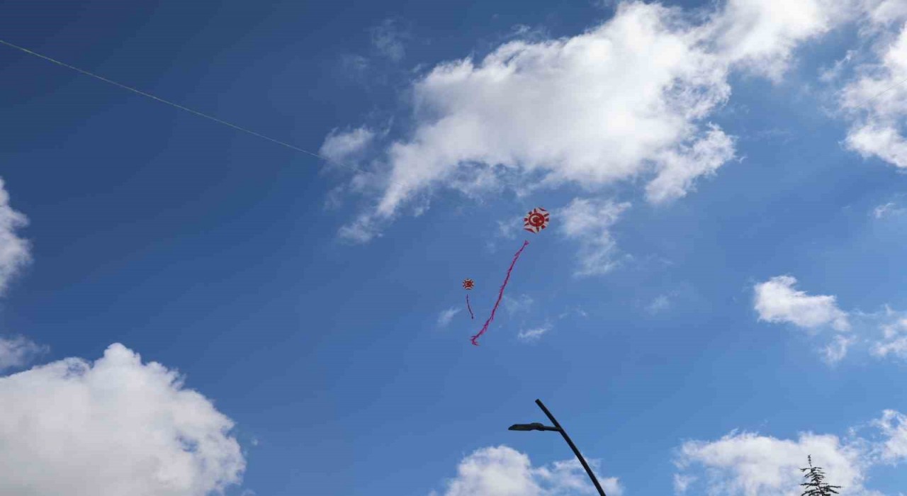 Öğrenciler uçurtmalarını Gazze halkı için uçurdu