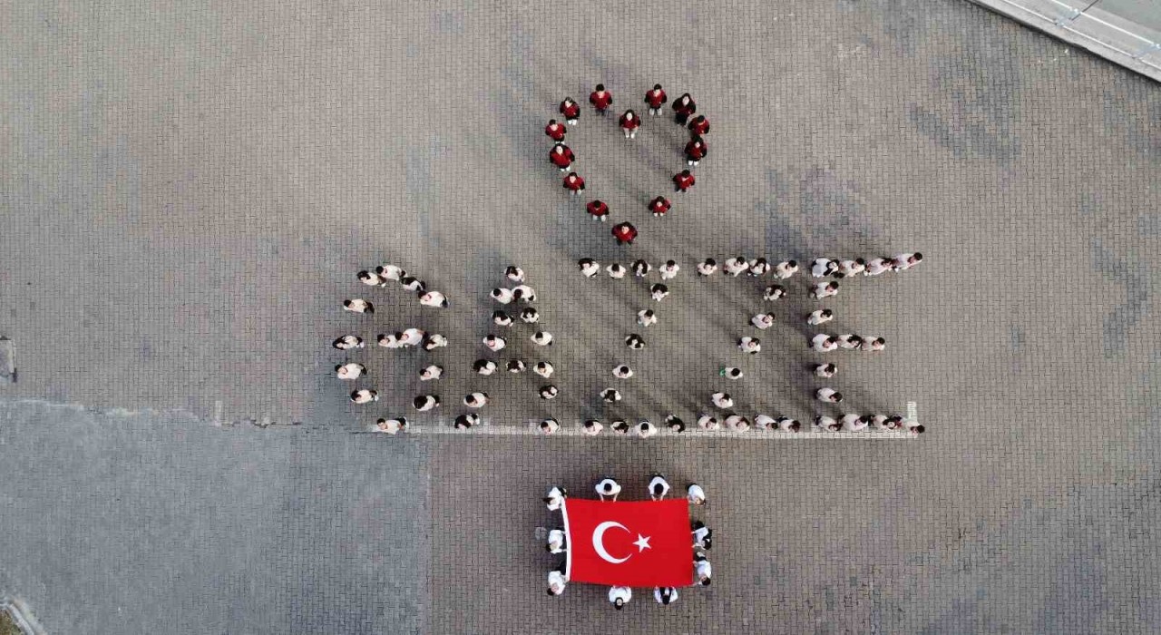 Öğrencilerden Gazzeye anlamlı destek