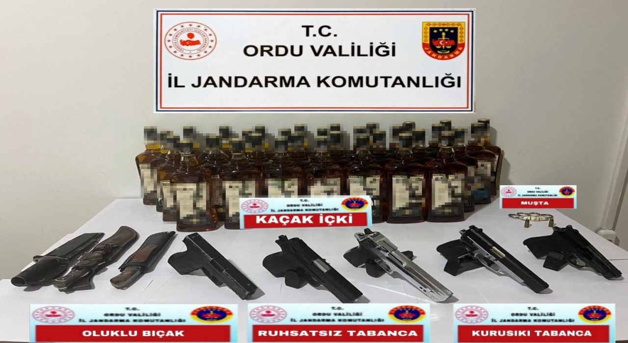 Orduda aranan 48 şüpheli jandarma ekiplerince yakalandı: 18 tutuklama