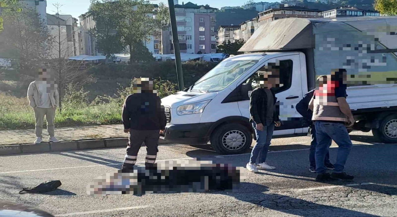 Orduda kamyonun çarptığı kadın hayatını kaybetti