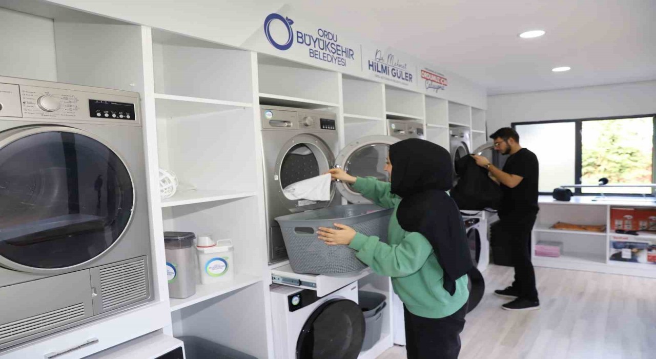 Orduda kent çamaşırhanesinden 1 yılda 600 öğrenci yararlandı
