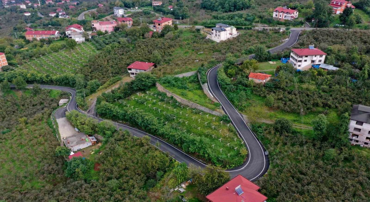 Ordu'da yolların standardı yükseliyor