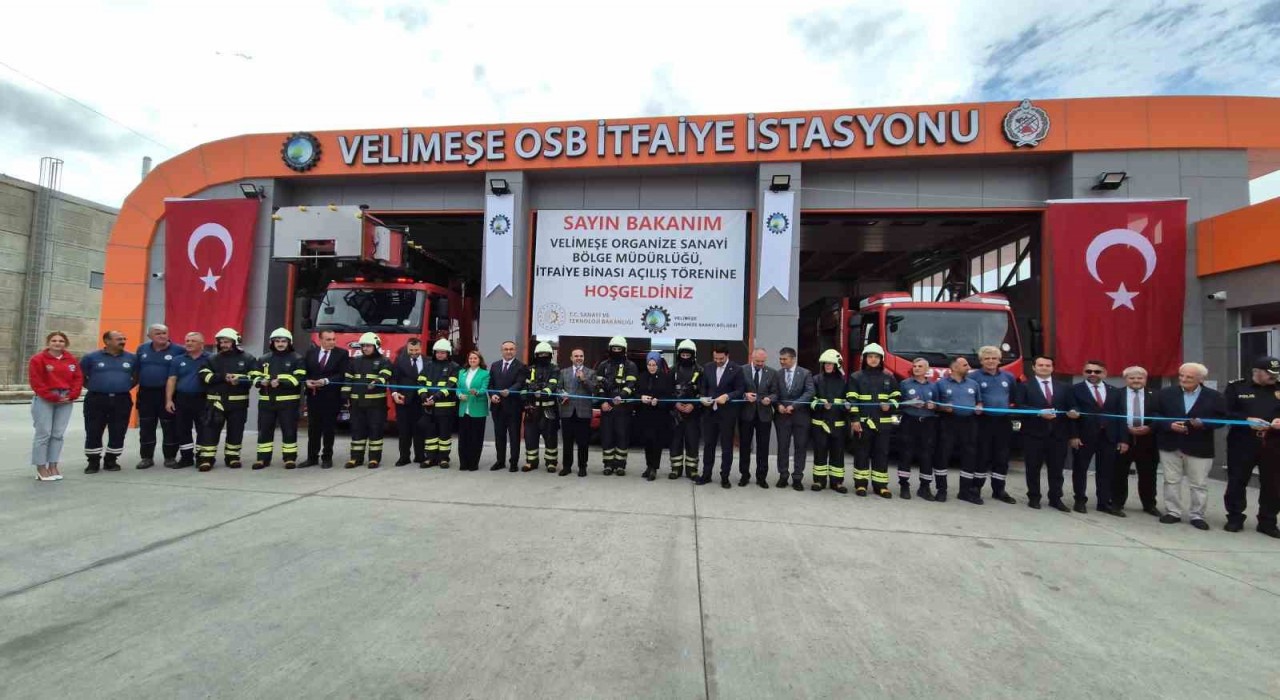 OSBde itfaiye hizmet binası Bakan Kacırın katılımıyla açıldı