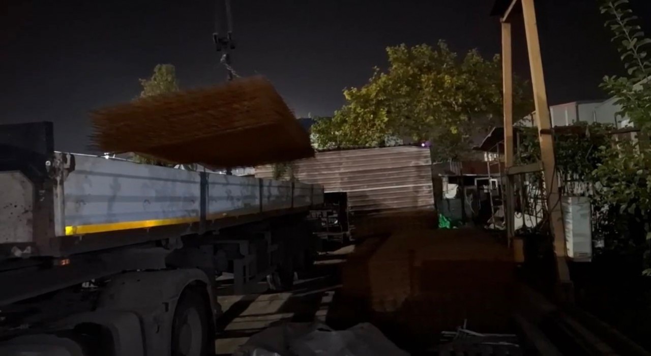 Osmaniyede 18 ton çelik hasır hırsızlığı: 2 şüpheli tutuklandı