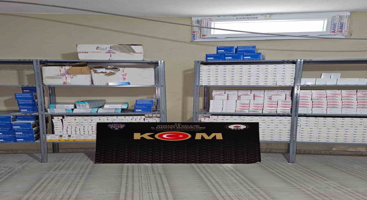 Osmaniyede 2,5 milyon TL değerinde kaçak ilaç operasyonu