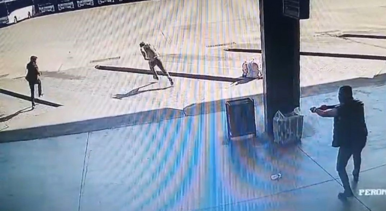 Otogarda yaşanan dehşet kamerada