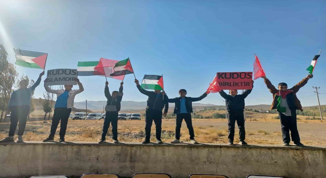 Özalpte Filistine destek etkinliği