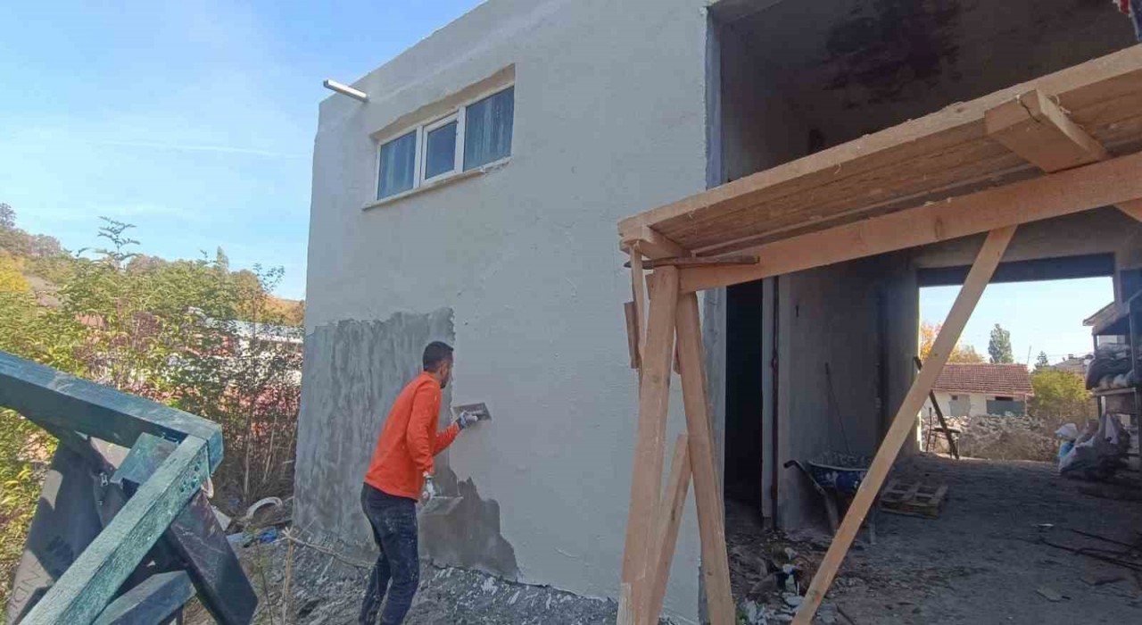 Pazaryeri köylerinde altyapı ve tadilat çalışmaları sürüyor