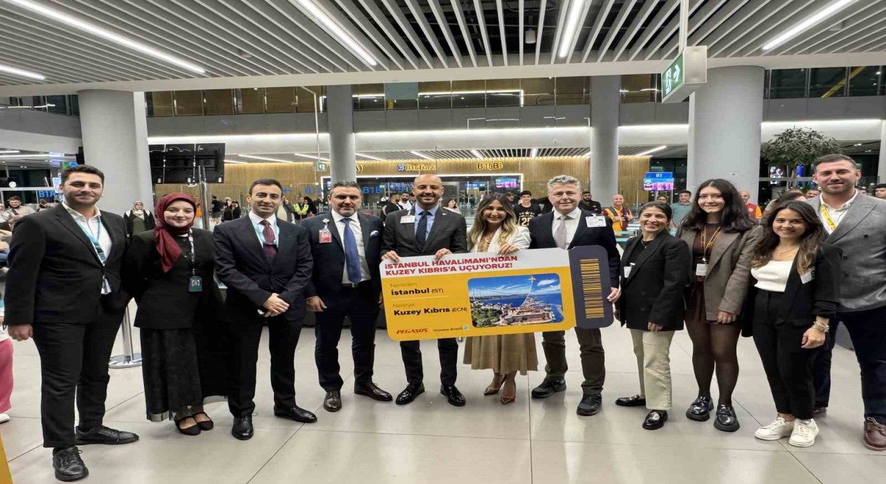 Pegasus, İGA İstanbul Havalimanından KKTC uçuşlarına başladı
