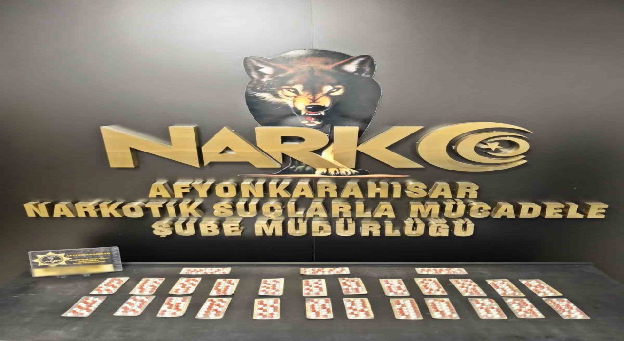 Polis 376 adet sentetik uyuşturucu hap ele geçirdi