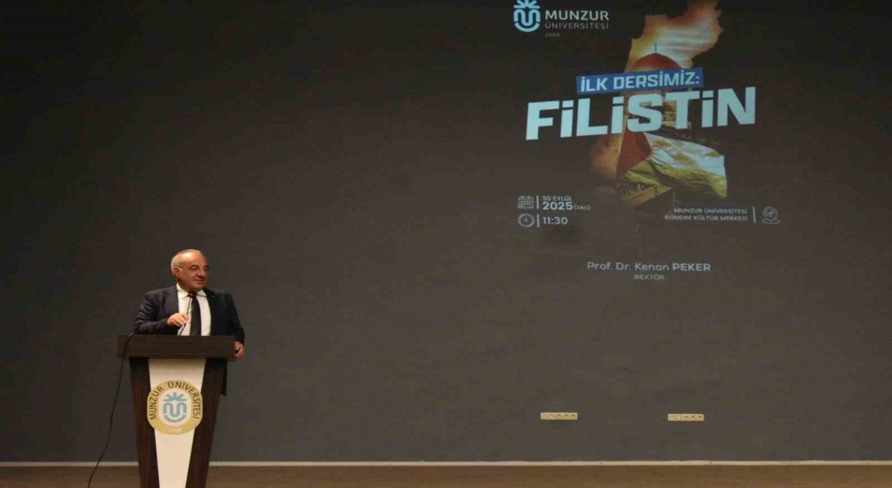 Rektör Peker: İnsanlık ağır bir sınav veriyor. Gazzede çocuklar, gençler, kadınlar ve yaşlılar ölüyor