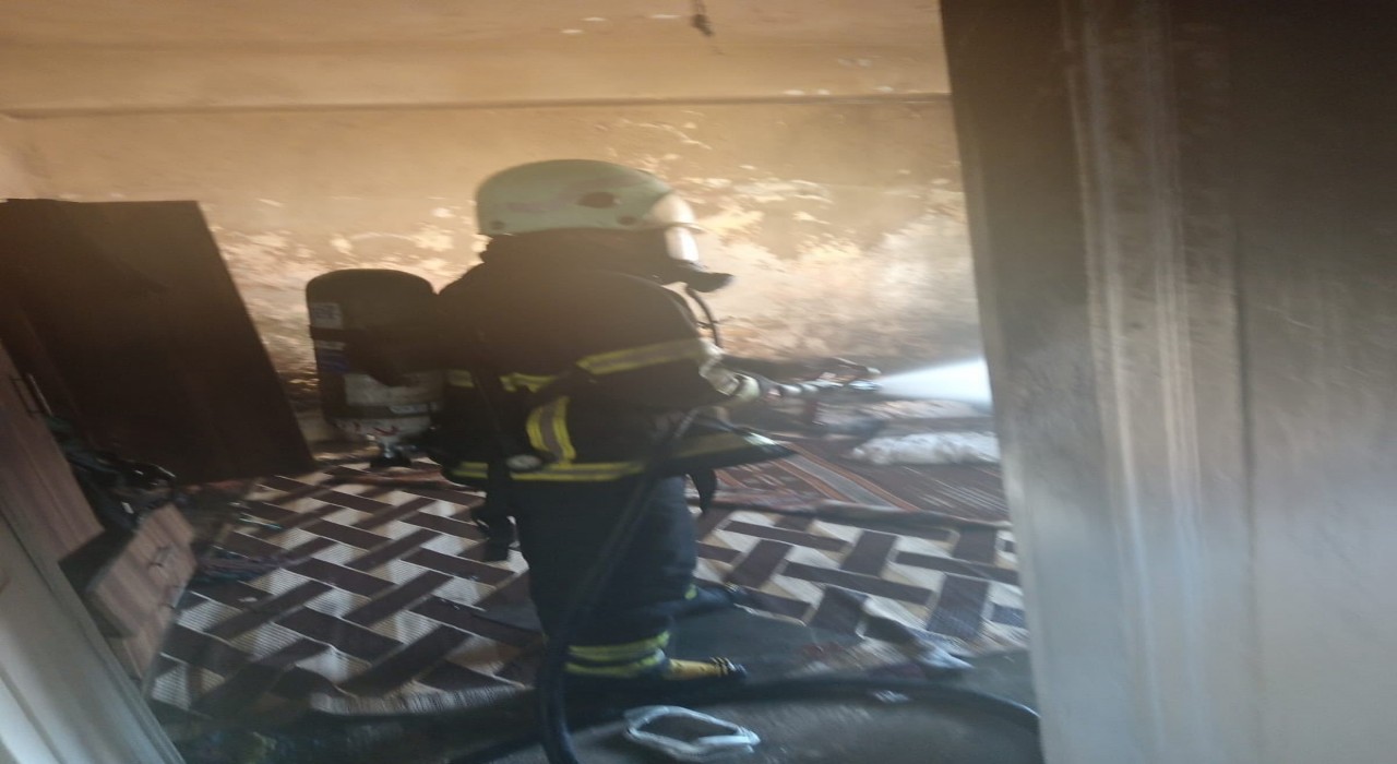 Reyhanlıda ev yangını