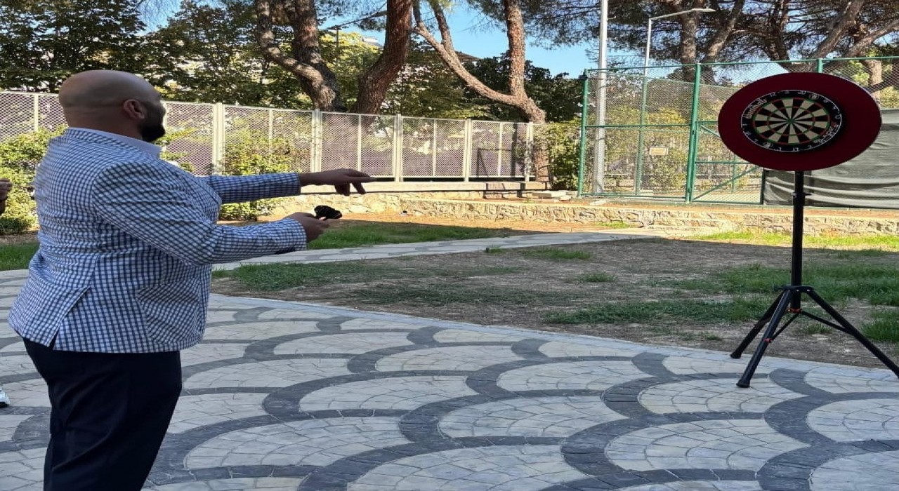 Salihlide din görevlileri dart turnuvasında buluştu