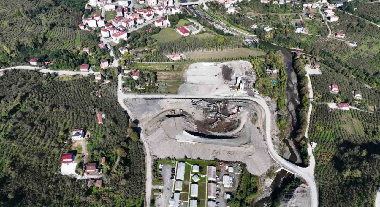 Salıpazarı Barajının yüzde 61i tamam