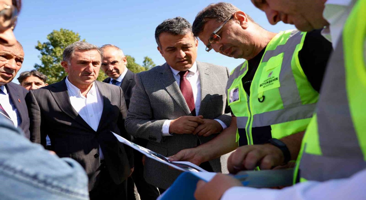 Samsun Büyükşehir Belediyesi 2025te 602 bin metre yol çalışması gerçekleştirdi